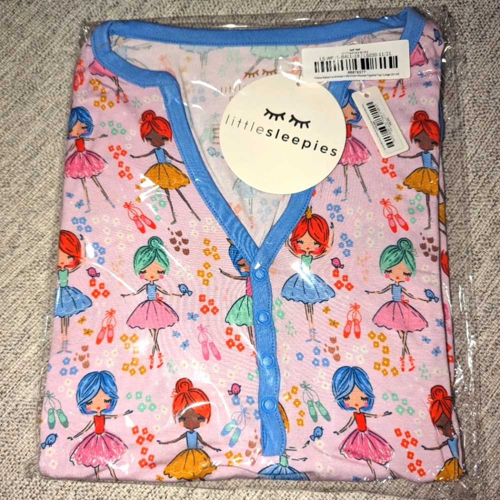 Little Sleepies Prima Ballerina Large Women's Top Size Large